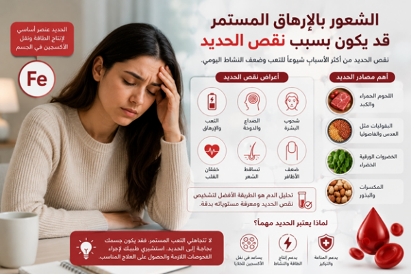 هل الدوخة والخفقان علامة على نقص الحديد؟